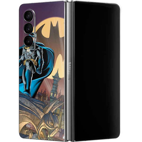 DC Comics Batman Action Pose 90's art Galaxy Z Fold4 5G Skin